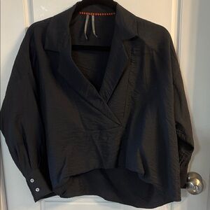 Anthropologie Black Blouse